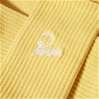 By Parra Men's Logo Crew Sock in Pale Yellow