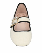 Roger Vivier Womens Ballet flats in Off white