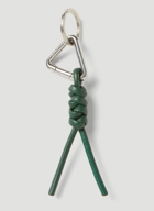Triangle Keyring in Green