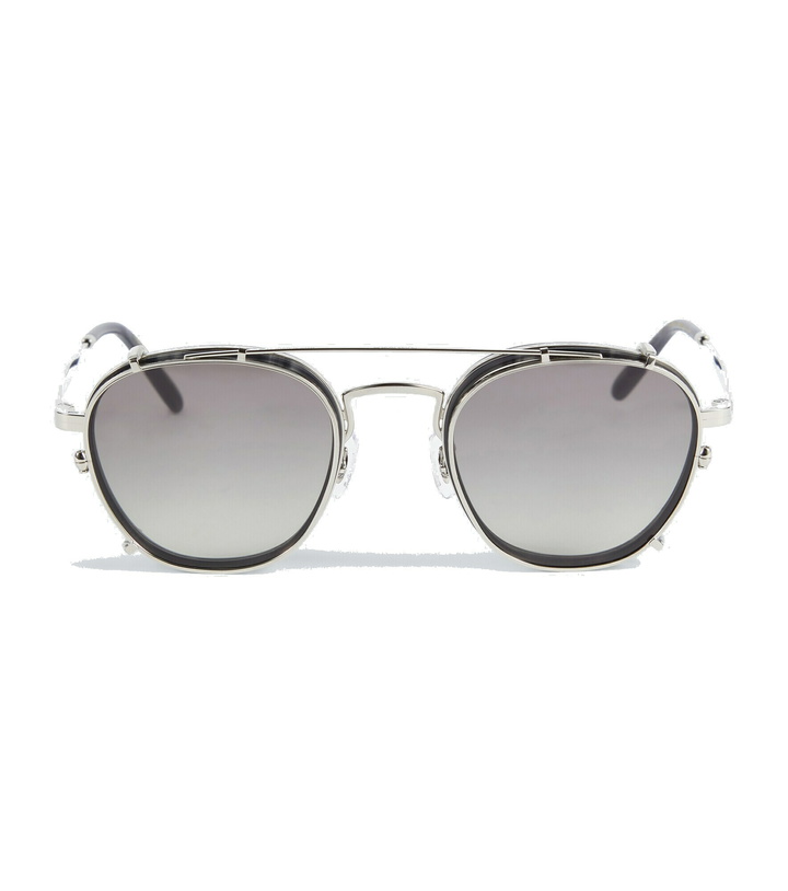 Photo: Brunello Cucinelli - x Oliver Peoples Lilleto round sunglasses