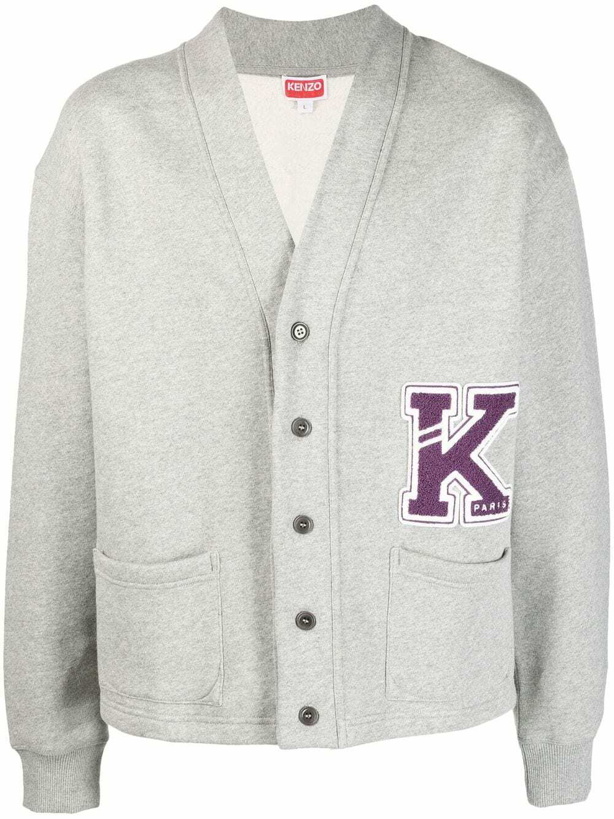 Photo: KENZO - Logo Cotton Cardigan