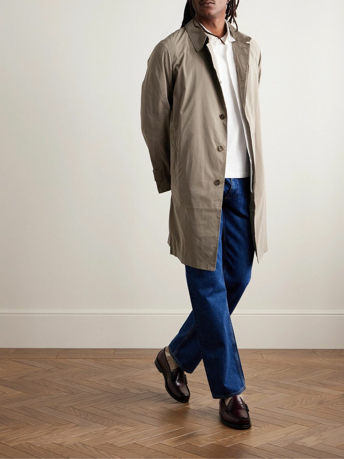 Anderson & Sheppard - Packable Microfibre Trench Coat - Neutrals