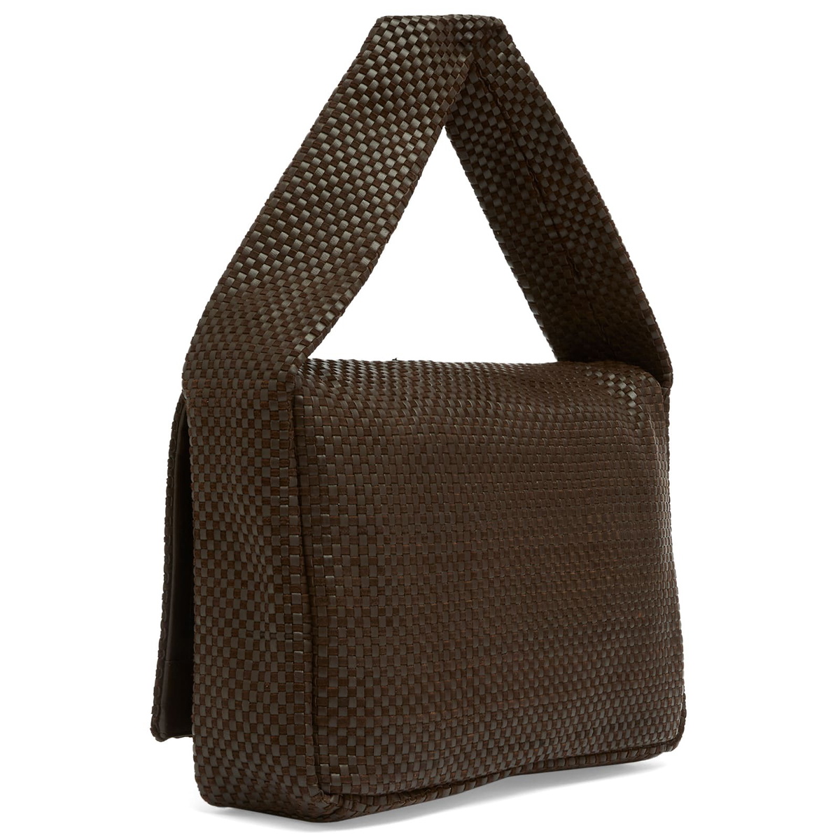 ST. Agni Women's Lattice Everyday Satchel in Coffee 