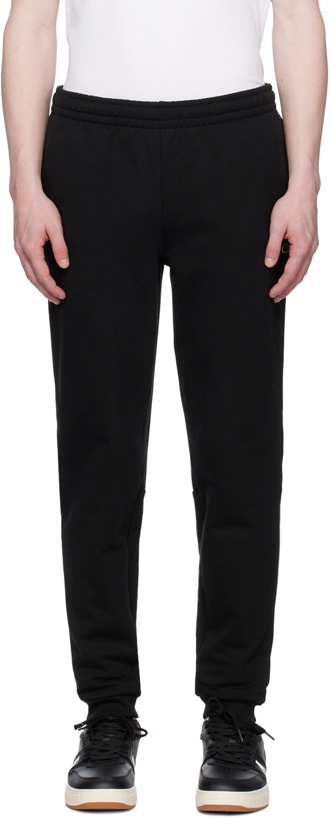Photo: Lacoste Black Tapered Lounge Pants