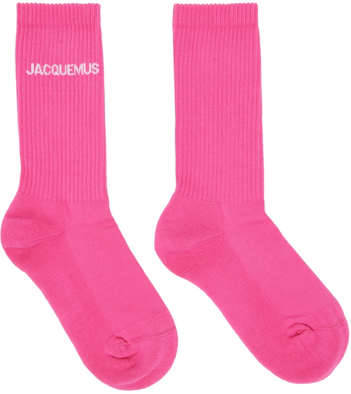 Photo: Jacquemus Pink 'Les Chaussettes Jacquemus' Socks