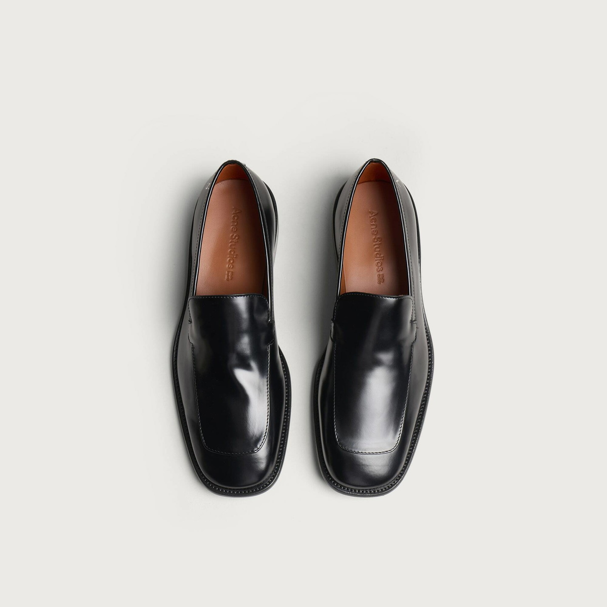 Acne Studios Men's Bassel Le Loafers in Black