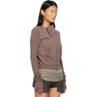 Rick Owens DRKSHDW Taupe Tower Mountain Sweat Jacket