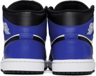 Nike Jordan Blue & Black Air Jordan 1 Mid Sneakers