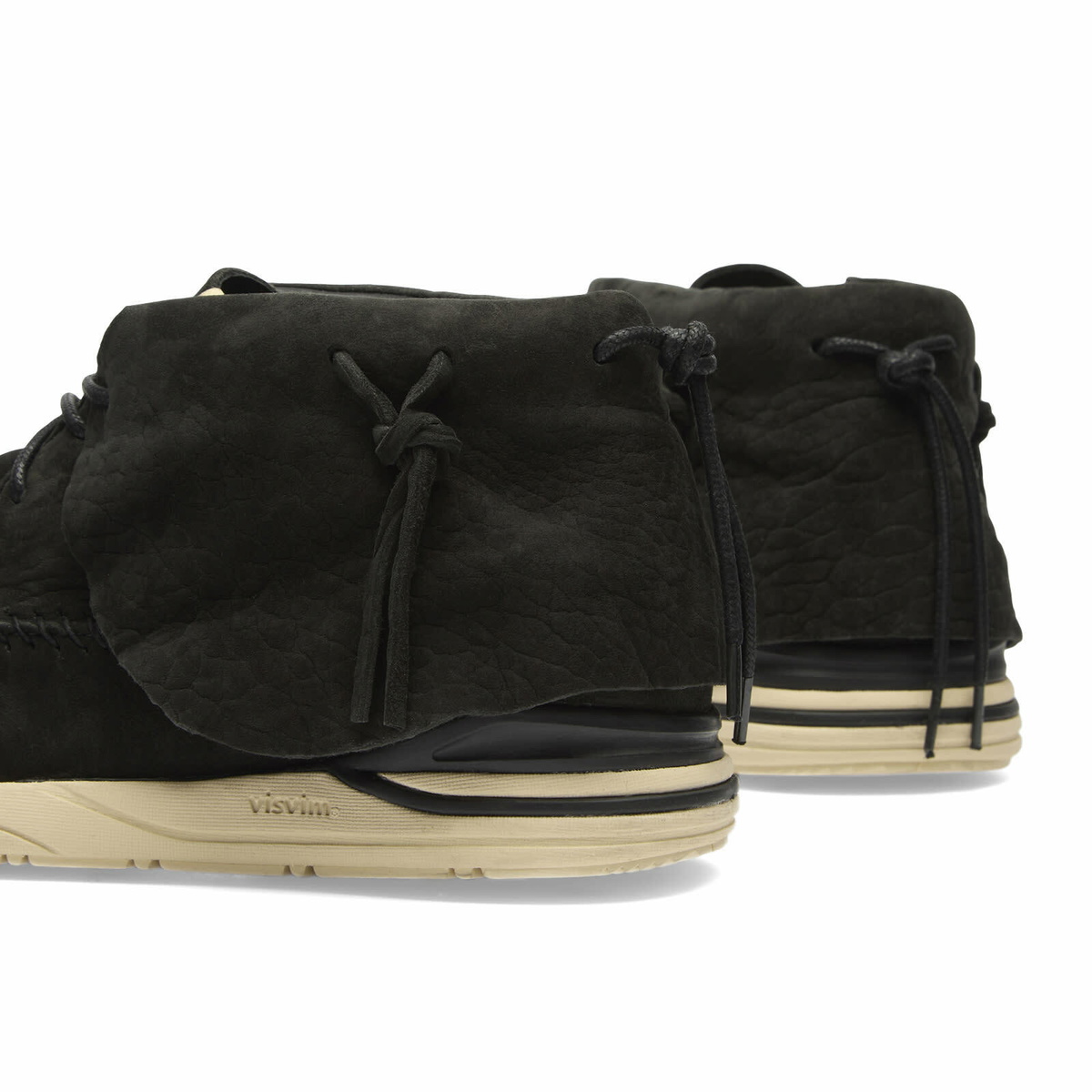 Visvim Men's Folk Boot in Black
