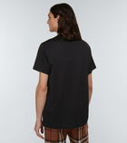 Burberry - Embroidered logo cotton T-shirt