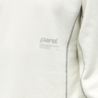 Parel Studios Men's Contrast Crew Neck Sweat in Off White