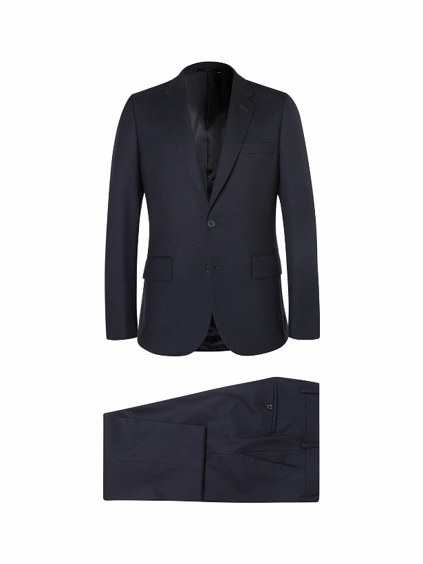 Photo: Paul Smith - Navy A Suit To Travel In Soho Slim-Fit Wool Suit - Blue