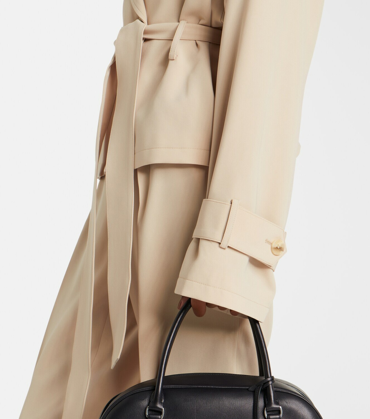 Aya Muse Soli belted double-breasted trench coat