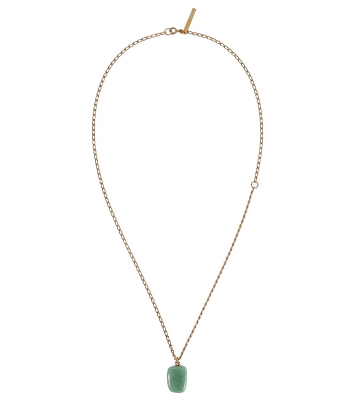 Photo: Dries Van Noten Gold-plated pendant necklace