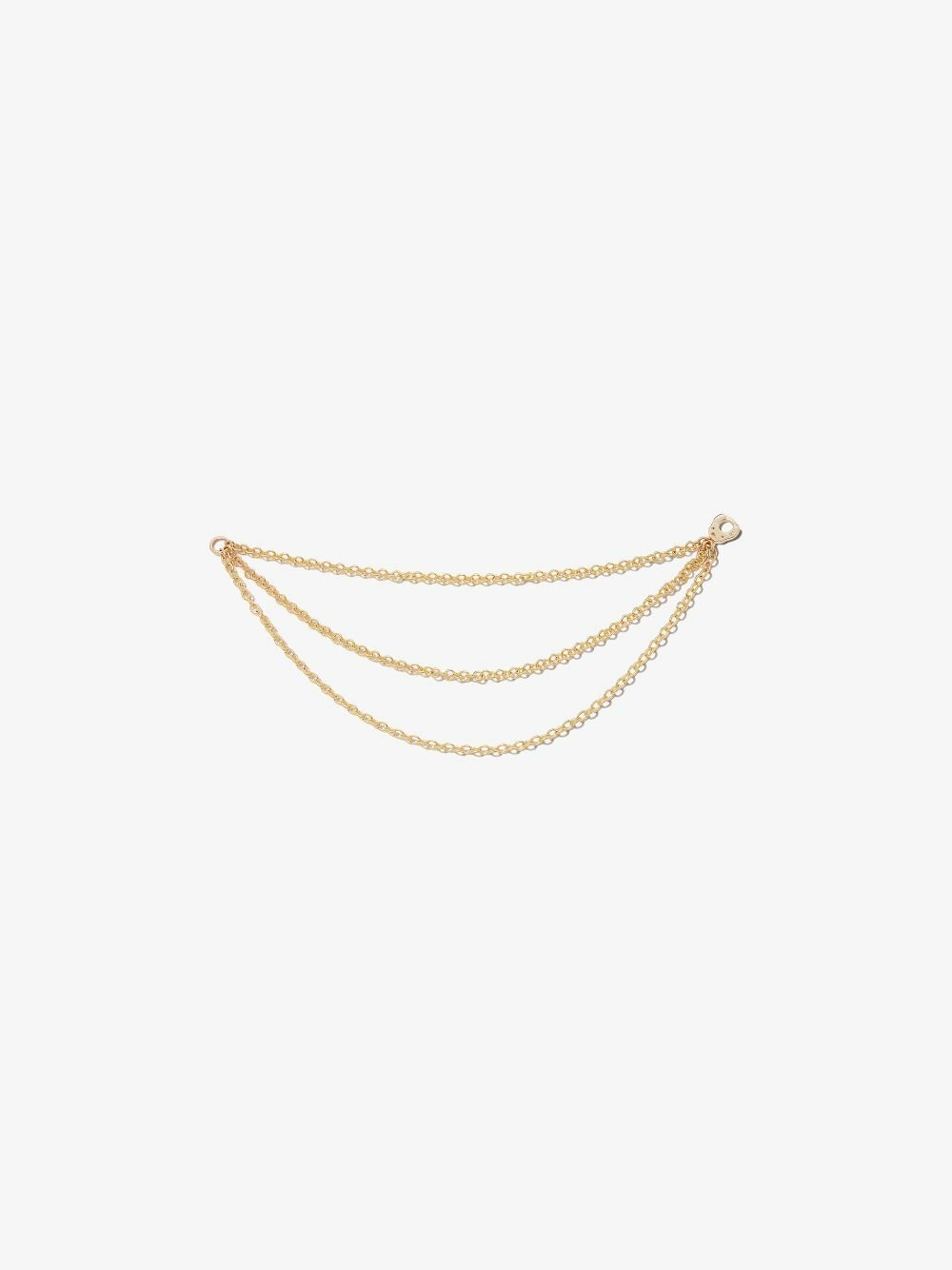 MARIA TASH 18K Yellow Gold Triple Chain Charm