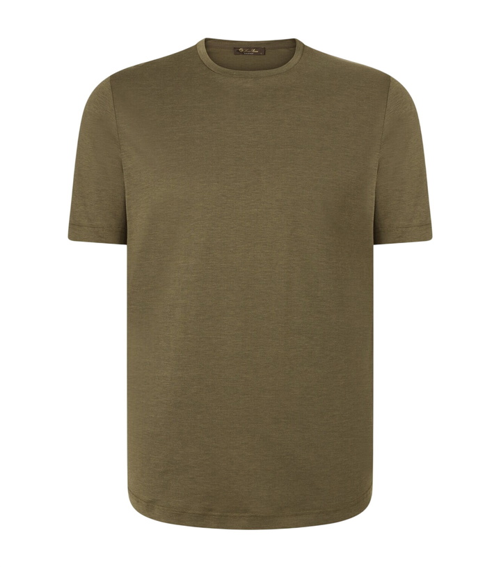 Photo: Loro Piana Levo silk and cotton jersey T-shirt