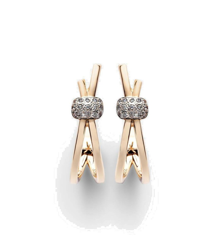 Photo: Pomellato Pomellato Together 18kt gold earrings with diamonds