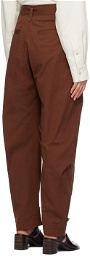 LEMAIRE Brown Tapered Trousers