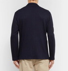 Hugo Boss - Navy Noswen Slim-Fit Waffle-Knit Blazer - Navy