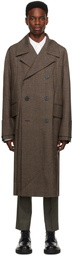 Wooyoungmi Brown Double Breasted Coat