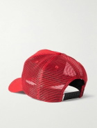 AMIRI - MA Hollywood Appliquéd Cotton-Twill and Mesh Baseball Cap