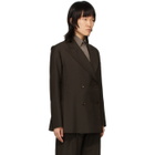 Eftychia Brown Different Sides Blazer