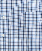 Brooks Brothers Men's Friday Shirt, Poplin Blue Check