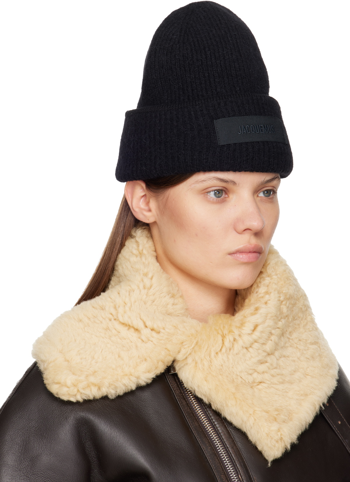 JACQUEMUS Black La Croisière 'The Gros Grain' Beanie