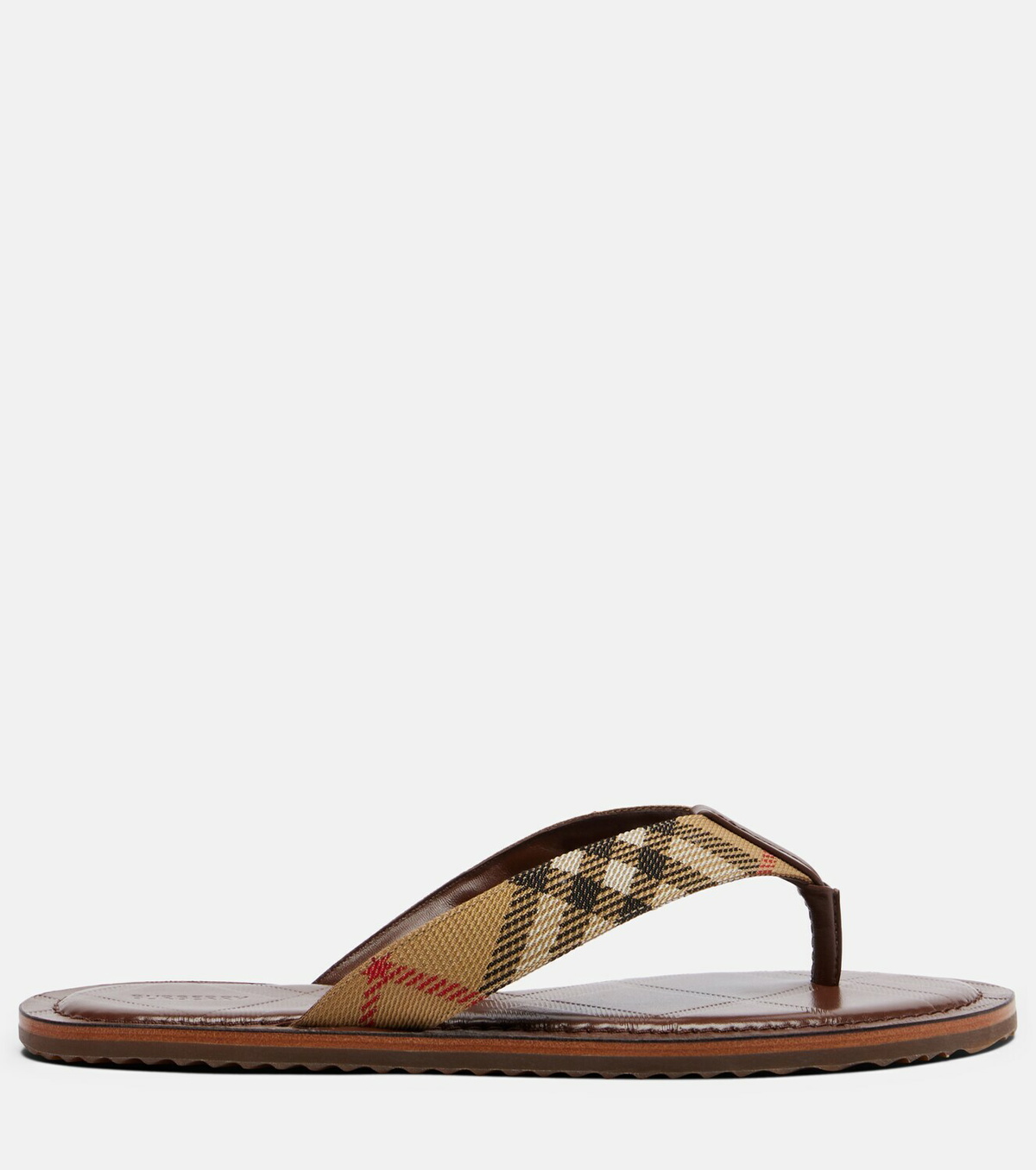 Burberry Pavilion Buberry Check thong sandals
