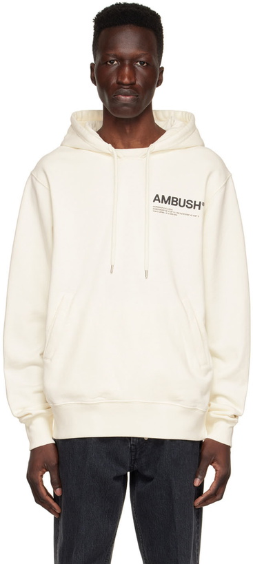 Photo: AMBUSH Off-White Cotton Hoodie