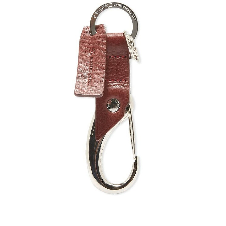 Photo: Master-Piece Men's Oil Leather Keyring in Wine