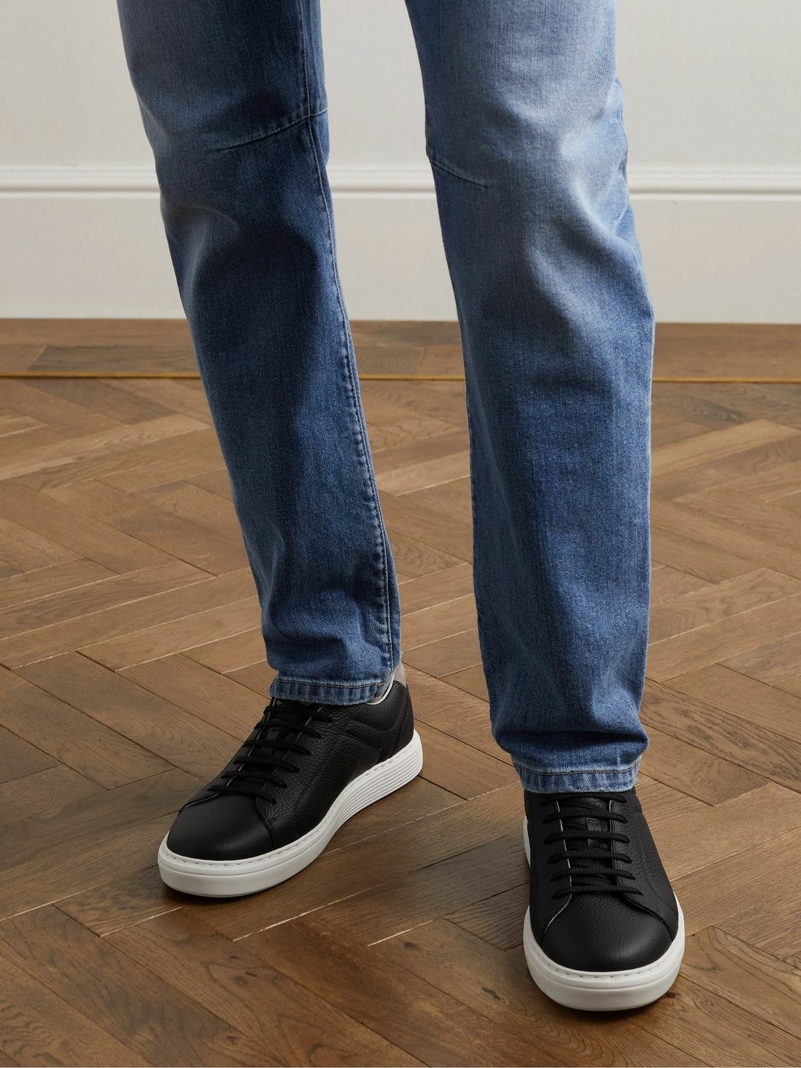 Tan Leather Slip-on Sneakers - Customize Online - FINN by Civardi