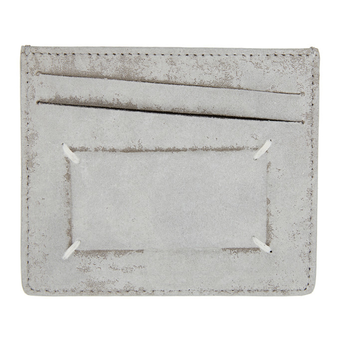Maison Margiela White 4-Stitches Card Holder Maison Margiela