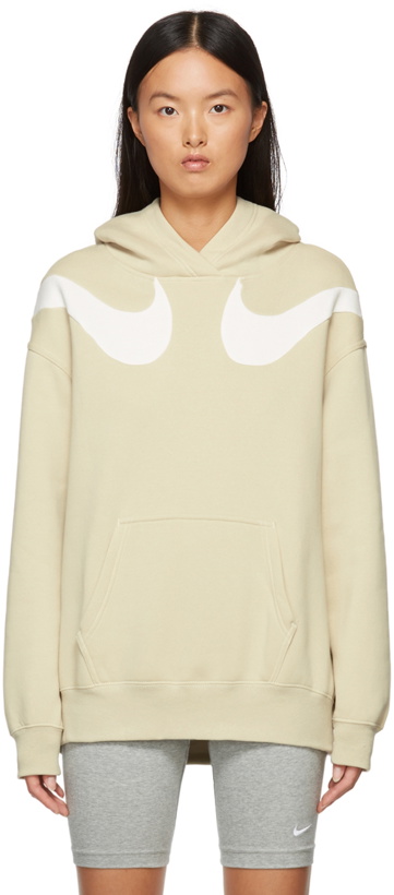 Photo: Nike Beige Swoosh Hoodie