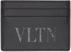 Valentino Garavani Black VLTN Card Holder