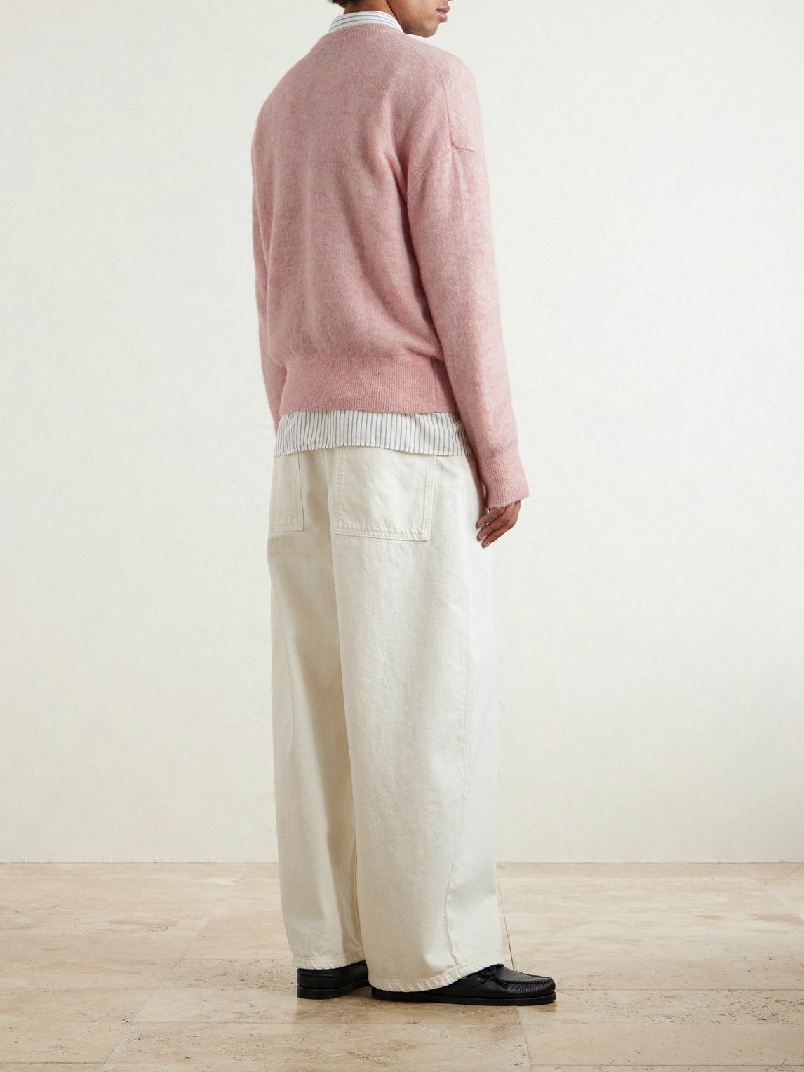 Oliver Spencer - Burley Knitted Sweater - Pink