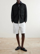 Zegna - Cotton-Blend Overshirt - Black