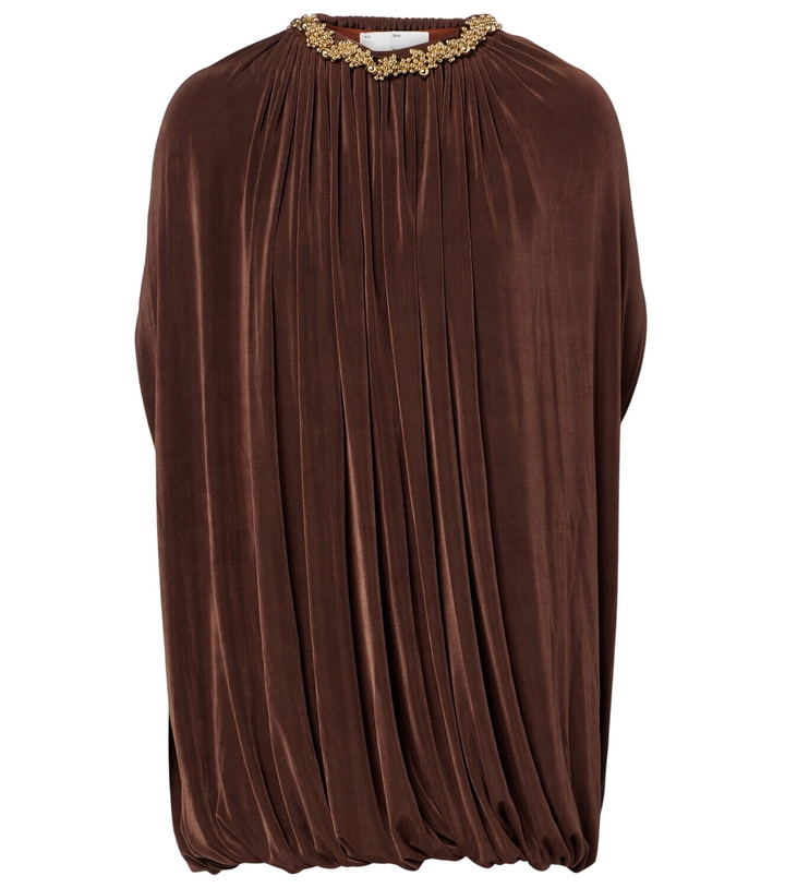 Photo: Xu Zhi Embellished draped minidress