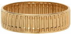 IN GOLD WE TRUST PARIS SSENSE Exclusive Gold Needle Cage Bracelet