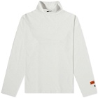 Heron Preston Men's Long Sleeve HPNY Emblem Rollneck T-Shirt in White
