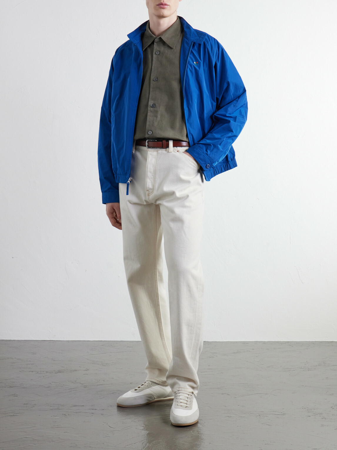 FRAME - Cotton-Corduroy Shirt - Gray