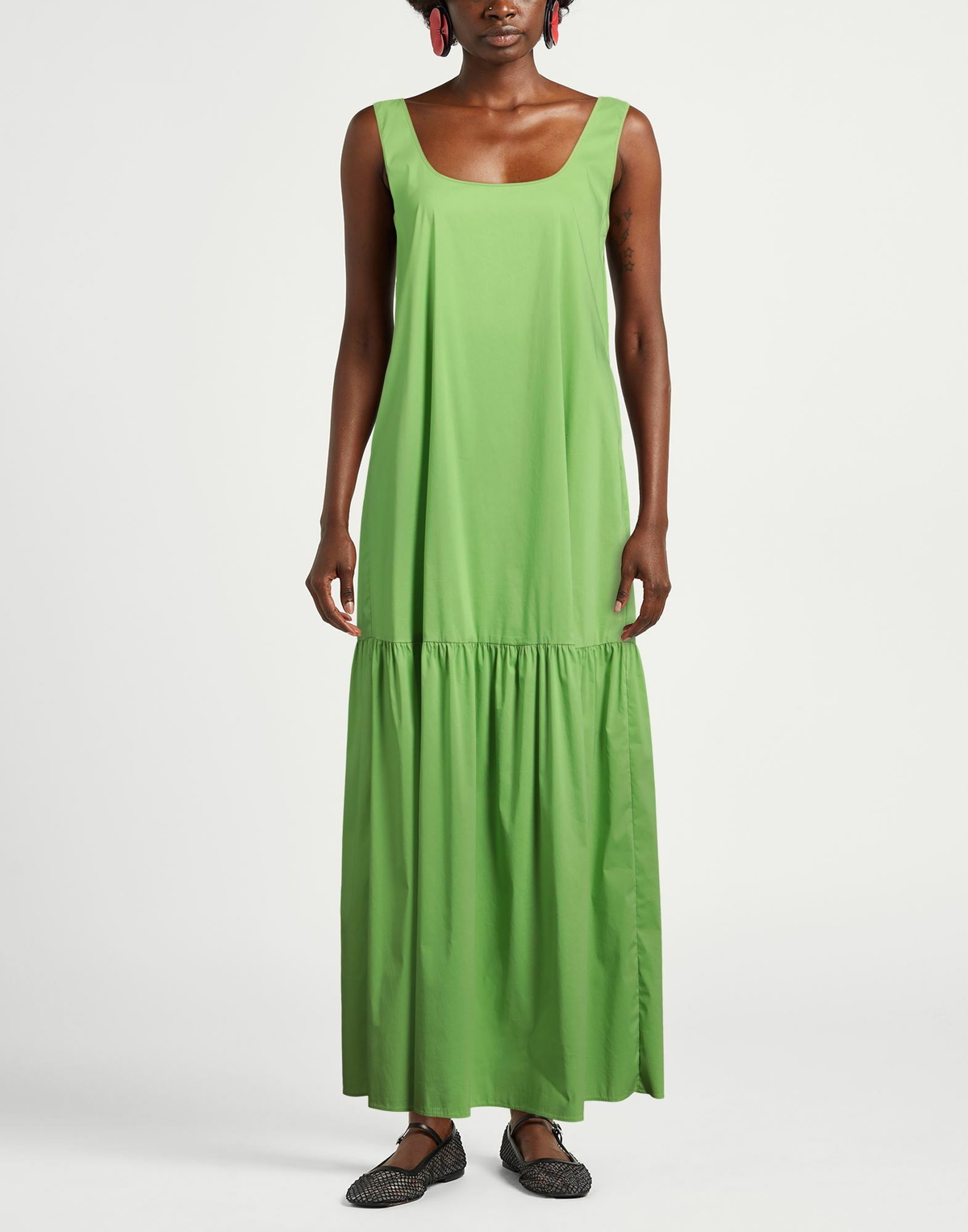 Jijil Womens Maxi dress in Green