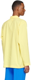 Homme Plissé Issey Miyake Yellow Polyester Shirt