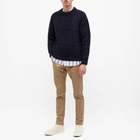 Inverallan Men's 1A Cable Crew in Navy