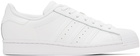 adidas Originals White Superstar Sneakers