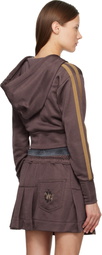 Vivienne Westwood Brown Striped Leo Hoodie