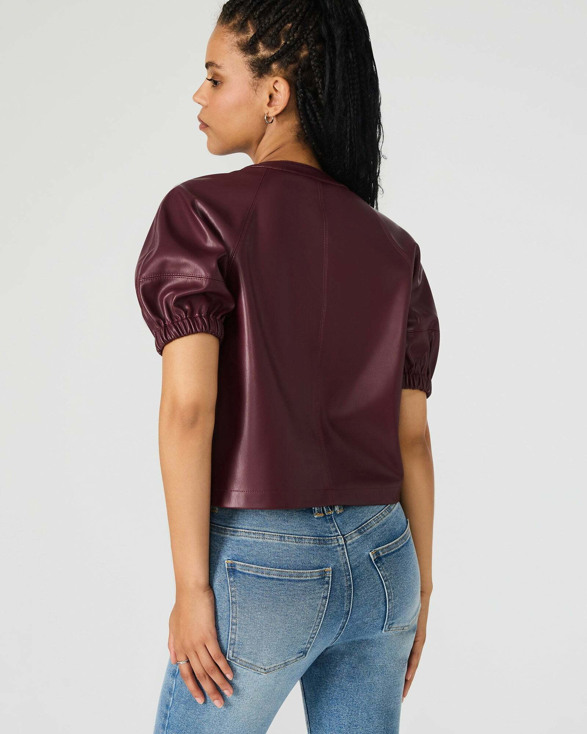 Steve Madden Roxanne Top in Wine