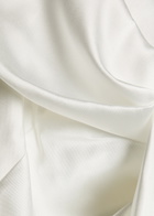 Solace London Davina One-shoulder Faille Gown Cream