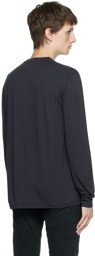 TOM FORD Black Embroidered Long Sleeve T-Shirt