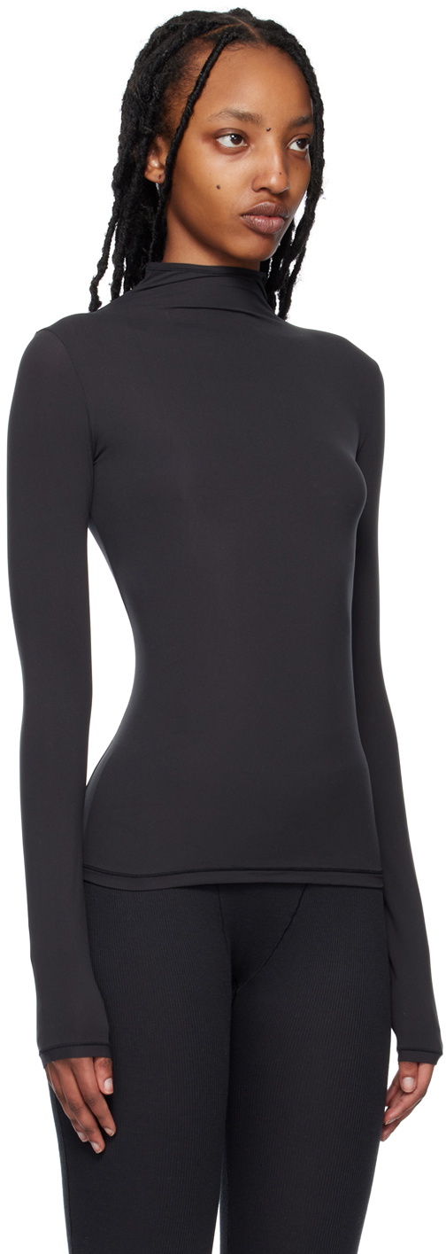 SKIMS Black Fits Everybody Turtleneck